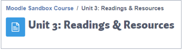 Moodle: Getting Around (Self Study Resource): Navigating in Moodle ...