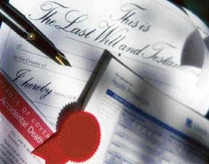 last will and testament with red seal, pen last will and testament with red seal, pen