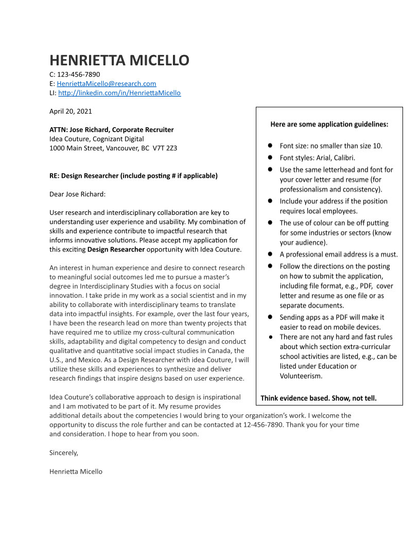 Click this image to download the sample resume and cover letter