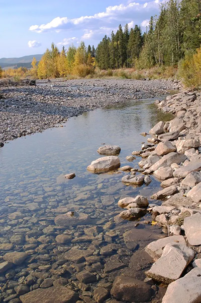 a riverbed