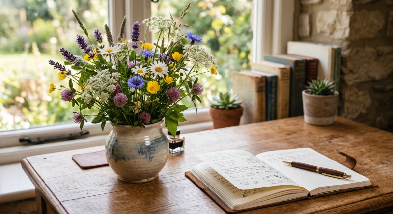 wild-flowers-on-desk